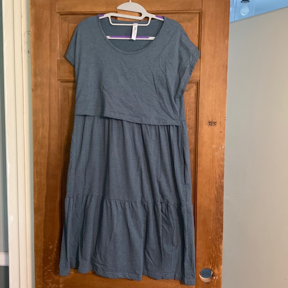 Tiered midi dress